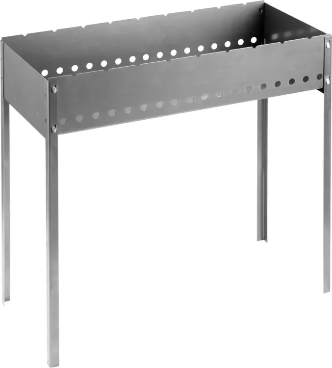 Мангал  GRINDA "BARBECUE", усиленный, толщина 1,5мм, 700х300х700мм 427783 купить в Сургуте