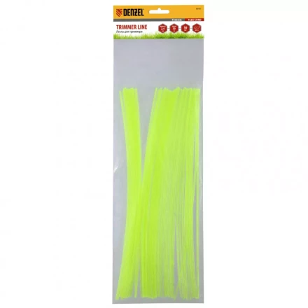 Леска для триммера круглая нарезанная 2,4 мм х 30 см 50 шт Flex cord Denzel 96101 купить в Сургуте