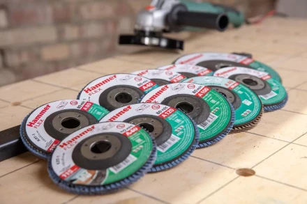 Круг Лепестковый Торцевой (КЛТ) HAMMER КЛТ 1 Ф125х22 Р40 213-007 купить в Сургуте