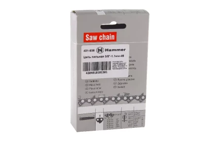 Цепь пильная HAMMER 3/8&#039;&#039;-1.1мм-46 купить в Сургуте