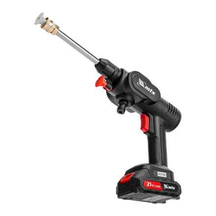 Моечная машина высокого давления аккумуляторная А-21-02, 40 бар, 4 л/мин, Li-ion 21 В, 2 акк.// MTX купить в Сургуте