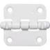 Петля накладная стальная &quot;ПН-40&quot;, цвет белый, универсальная, 40мм 37621-40 купить в Сургуте