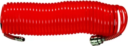 Шланг спиральный воздушный 5 м 18 бар с быстросъемными соединениями  MATRIX 57002 купить в Сургуте