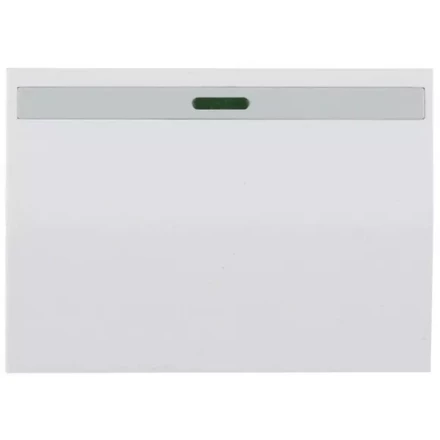 Выключатель СВЕТОЗАР &quot;ЭФФЕКТ&quot; одноклавишный, с эффектом свечения, без вставки и рамки, цвет белый, 10A/~250B SV-54431-W купить в Сургуте