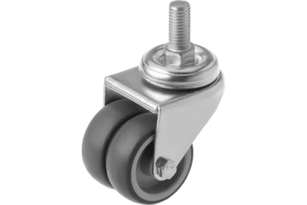 Колесо аппаратное поворотное SCtnd 25 50 мм двойное с болтом 1047170 купить в Сургуте