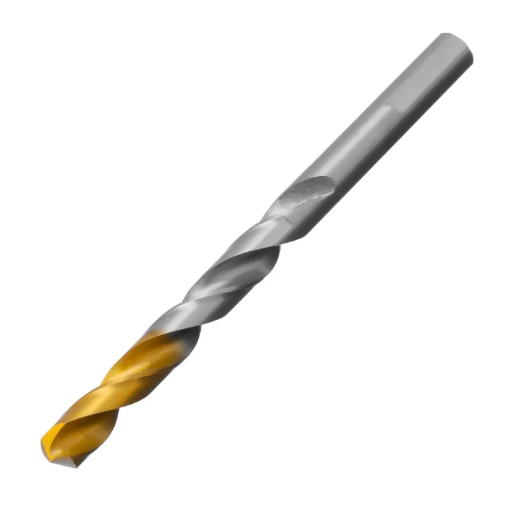 Сверло спиральное по металлу Denzel 8,5 x 117 мм, Р6М5, Golden Tip, 718240 купить в Сургуте
