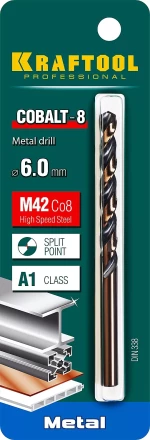 Сверла по металлу HSS-Co 29656-6 купить в Сургуте