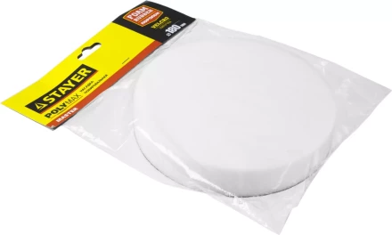 Полировальная насадка STAYER &quot;MASTER&quot; из поролона на липучке d=180мм 35920-180 купить в Сургуте