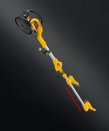 STEHER d225 мм, 800 Вт, удлиненная рукоятка, подсветка, шлифовальная машина для стен (жираф) (DWL-800) купить в Сургуте