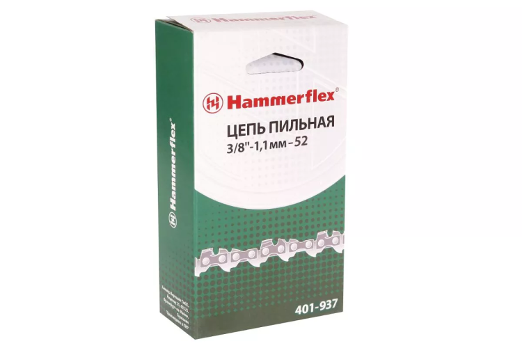 Цепь пильная HAMMER 3/8''-1.1мм-52 купить в Сургуте