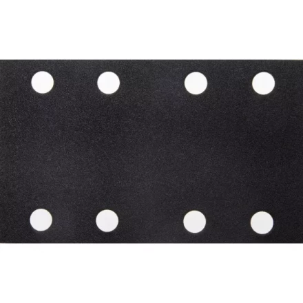 Лист шлиф. универс. URAGAN &quot;Оптимал. для тверд. пород дерева&quot; 8 отв. по линии, на липучке, для ПШМ, P100, 80х133мм, 50шт 907-22111-100-50 купить в Сургуте