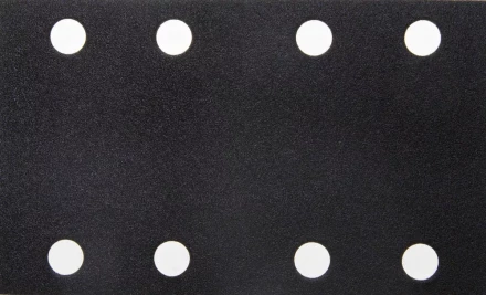 Лист шлиф. универс. URAGAN &quot;Оптимал. для тверд. пород дерева&quot; 8 отв. по линии, на липучке, для ПШМ, P100, 80х133мм, 50шт 907-22111-100-50 купить в Сургуте