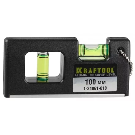 Уровень KRAFTOOL &quot;PRO&quot; &quot;МИНИ&quot; с магнитом, 2 ампулы, 100мм 1-34861-010 купить в Сургуте