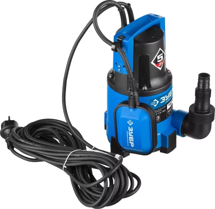 Насос ЗУБР &quot;ПРОФЕССИОНАЛ&quot; Т3 погружной дренажный для чистой воды (d пропускаемых частиц до 5мм), 750Вт, пропускная способность 210л/мин, напор 8,5м НПЧ-Т3-750 купить в Сургуте