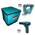 Набор Makita DK1475X3 (Дрель DF330DZ + Лобзик JV100DZ) купить в Сургуте