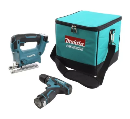 Набор Makita DK1475X3 (Дрель DF330DZ + Лобзик JV100DZ) купить в Сургуте