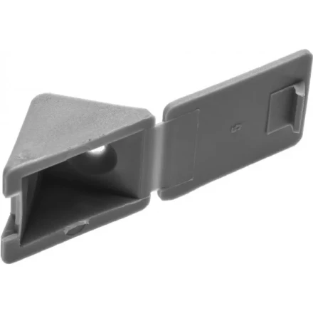 Уголок мебельный ЗУБР с шурупом, цвет св-серый, 4,0x15мм, ТФ6, 4шт 4-308256-6 купить в Сургуте