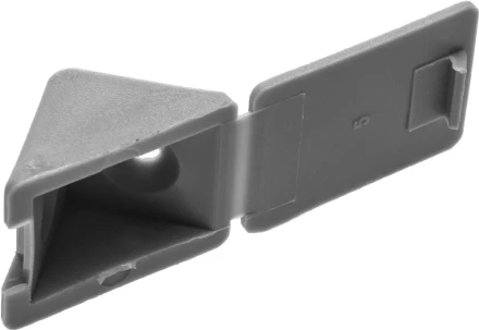 Уголок мебельный ЗУБР с шурупом, цвет св-серый, 4,0x15мм, ТФ6, 4шт 4-308256-6 купить в Сургуте