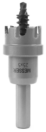 ТСТ коронка MESSER 25X5 с центрирующим сверлом и толкающей пружиной купить в Сургуте