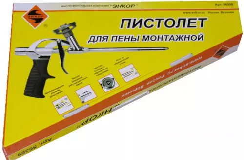 Пистолет для пены монтажной Энкор 56359 56359 купить в Сургуте