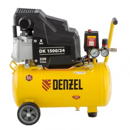 Компрессор воздушный Denzel DK1500/24 Х-PRO 58063 купить в Сургуте