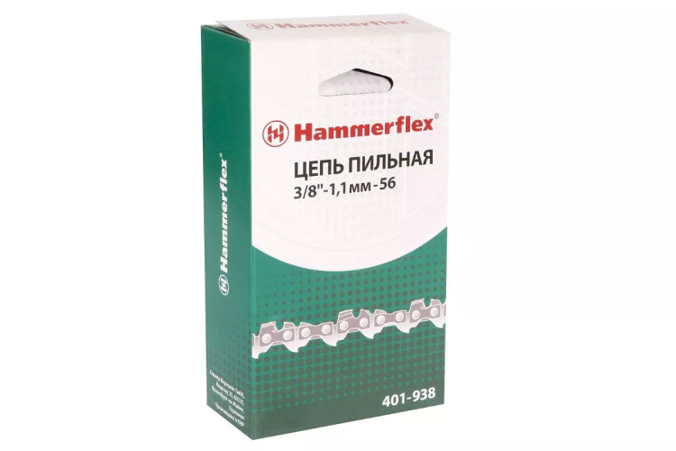 Цепь пильная HAMMER 3/8''-1.1мм-56 купить в Сургуте