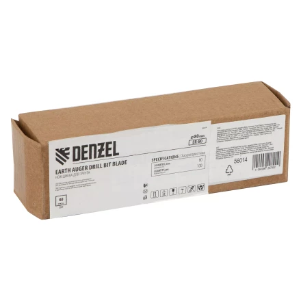 Нож шнека для грунта ER-80, диаметр 80 мм, комплект 2 шт Denzel 56014 купить в Сургуте