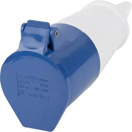 Розетка ЗУБР &quot;МАСТЕР&quot; переносная, 32A, 250B, 6ч 55252-032-3 купить в Сургуте