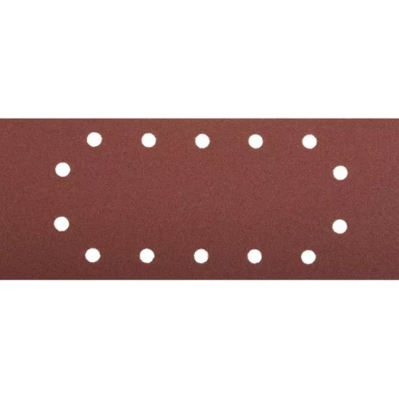 Лист шлифовальный ЗУБР &quot;МАСТЕР&quot;, 14 отверстий, для ПШМ на зажимах, Р100, 115х280мм, 5шт 35594-100 купить в Сургуте