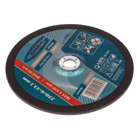 Круг шлифовальный по металлу 230 х 6,0 х 22,2мм Gross 74401 купить в Сургуте