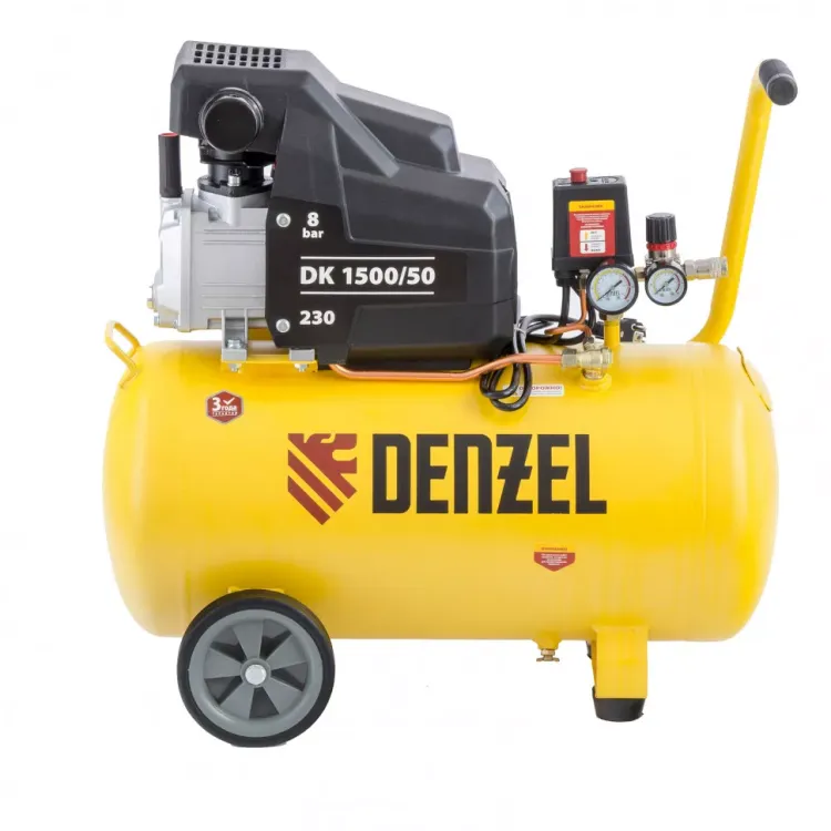Компрессор воздушный Denzel DK1500/50 Х-PRO 58064 купить в Сургуте