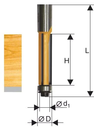 Фреза кромочная прямая ф127х25мм хв 8мм 10651 купить в Сургуте