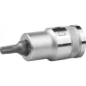 Торцовая бита-головка KRAFTOOL "INDUSTRIE QUALITAT", материал S2, TORX, сатинированная, 1/2", Т27 27905-27_z01 купить в Сургуте