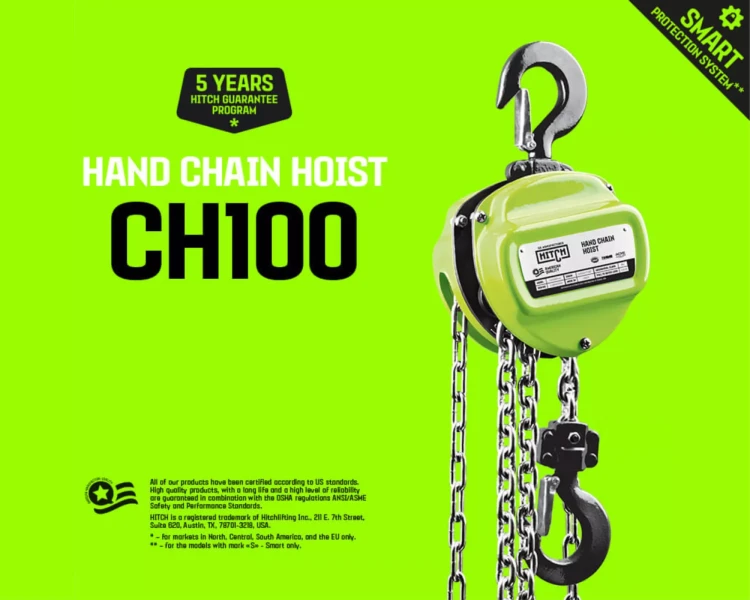 Таль ручная цепная HITCH CH100, 1 т, 4.5 м купить в Сургуте