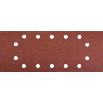 Лист шлифовальный ЗУБР &quot;МАСТЕР&quot;, 14 отверстий, для ПШМ на зажимах, Р320, 115х280мм, 5шт 35594-320 купить в Сургуте