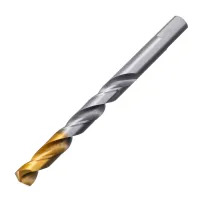 Сверло спиральное по металлу Denzel, 11 x 142 мм, Р6М5, Golden Tip, 718243