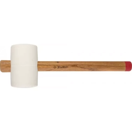Киянка ЗУБР &quot;МАСТЕР&quot; резиновая белая, с деревянной рукояткой, 0,9кг 20511-900_z01 купить в Сургуте