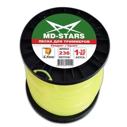 Леска для триммера SQUARE (квадрат) катушка 3,3ММХ123М купить в Сургуте