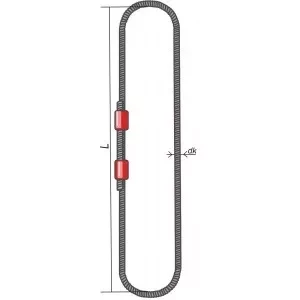 Строп канатный кольцевой СКК 32 т L=4 м  канат 42 опрессовка купить в Сургуте