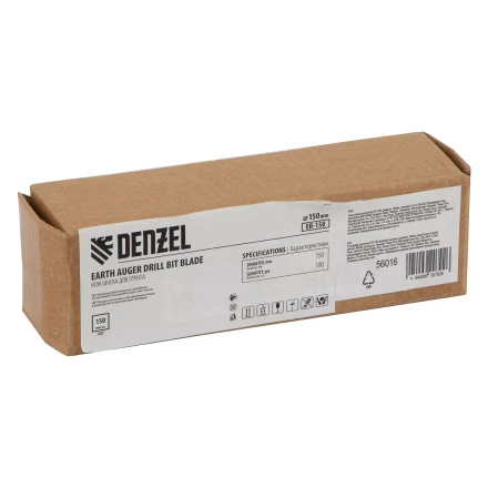 Нож шнека для грунта ER-150, диаметр 150 мм, комплект 2 шт Denzel 56016 купить в Сургуте