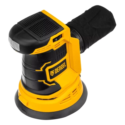 Машина шлифовальная эксцентриковая аккумуляторная COS-125-0, 18В Li-Ion Denzel 28471 купить в Сургуте