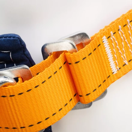 Удерживающая привязь безлямочная Сибртех 89505, модель УП I, прошитый высокий кушак купить в Сургуте