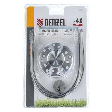 Головка триммерная универсальная Denzel 96388, шайба М8,М10,М20 купить в Сургуте