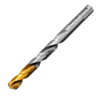 Сверло спиральное по металлу Denzel,  12 x 151 мм, Р6М5, Golden Tip 718244