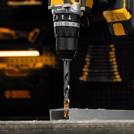 Сверло спиральное по металлу Denzel,  12 x 151 мм, Р6М5, Golden Tip 718244 купить в Сургуте