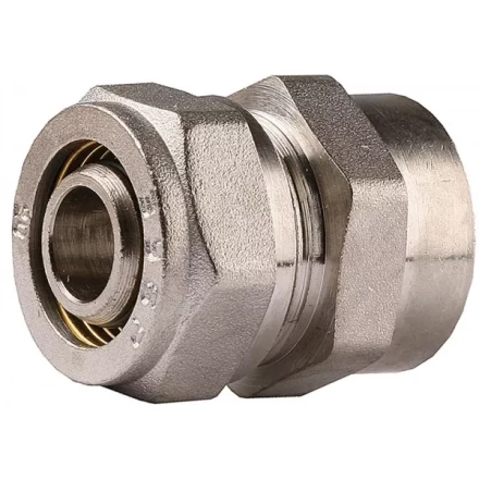 Соединитель ЗУБР с внутренней резьбой, цанга-гайка, 3/4&quot;х20х2,0 мм, никель 51402-20-3/4 купить в Сургуте