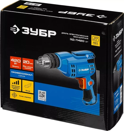 Дрель реверсивная ЗД-П420 ЭР серия ПРОФЕССИОНАЛ купить в Сургуте