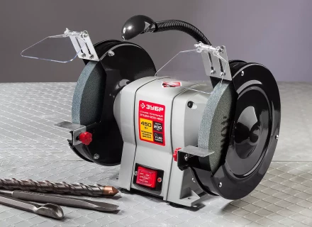 Станок точильный увеличенная мощность + лампа подсветки ЗТШМ-200-450 серия МАСТЕР купить в Сургуте