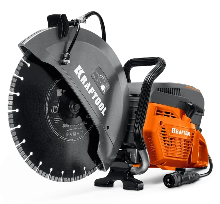 KRAFTOOL 4800 Вт, 400 мм, диск в комплекте, бензорез по бетону (бетонорез) (K970-16 H) купить в Сургуте