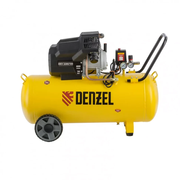 Компрессор воздушный Denzel DKV2200/100 Х-PRO 58079 купить в Сургуте